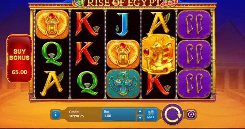 Play in Rise of Egypt: Deluxe slot online from Playson for free now | www.hikkiforever.com